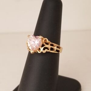 10K Gold Heart Ring